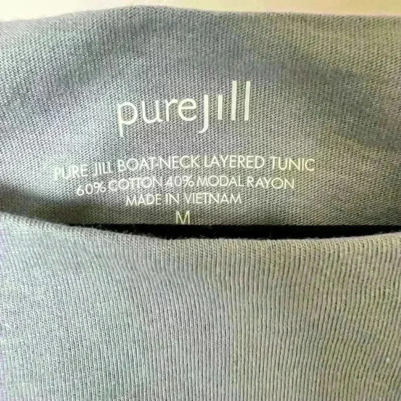 J Jill Pure Jill Boat-Neck Layered Tunic - Picture 4 of 5